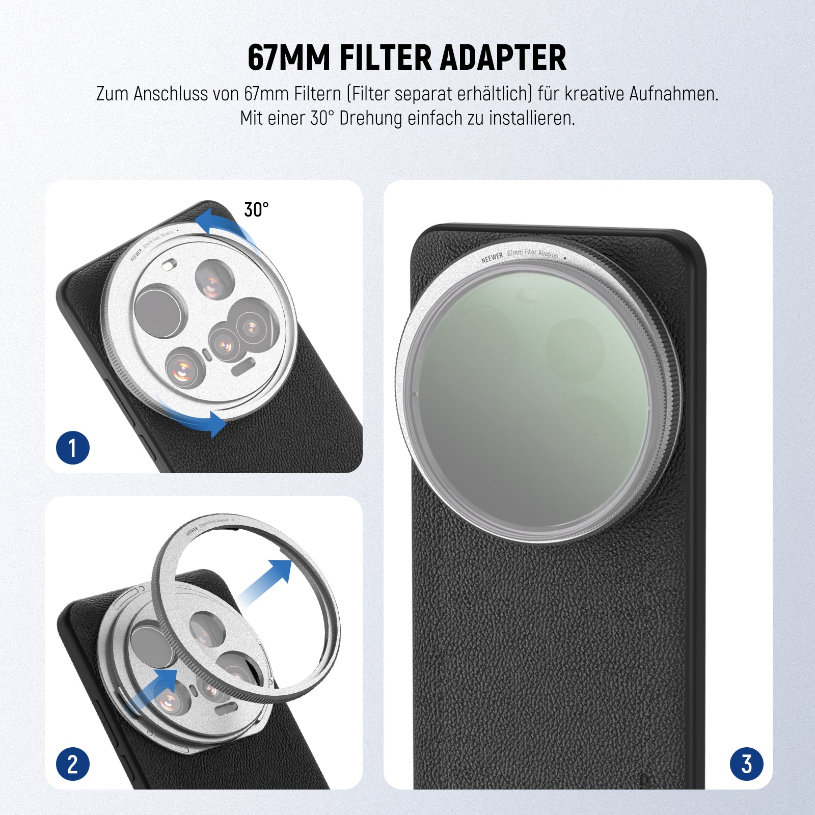 NEEWER PA101 Robuste Handyhülle für Xiaomi 15 Ultra - Image 4