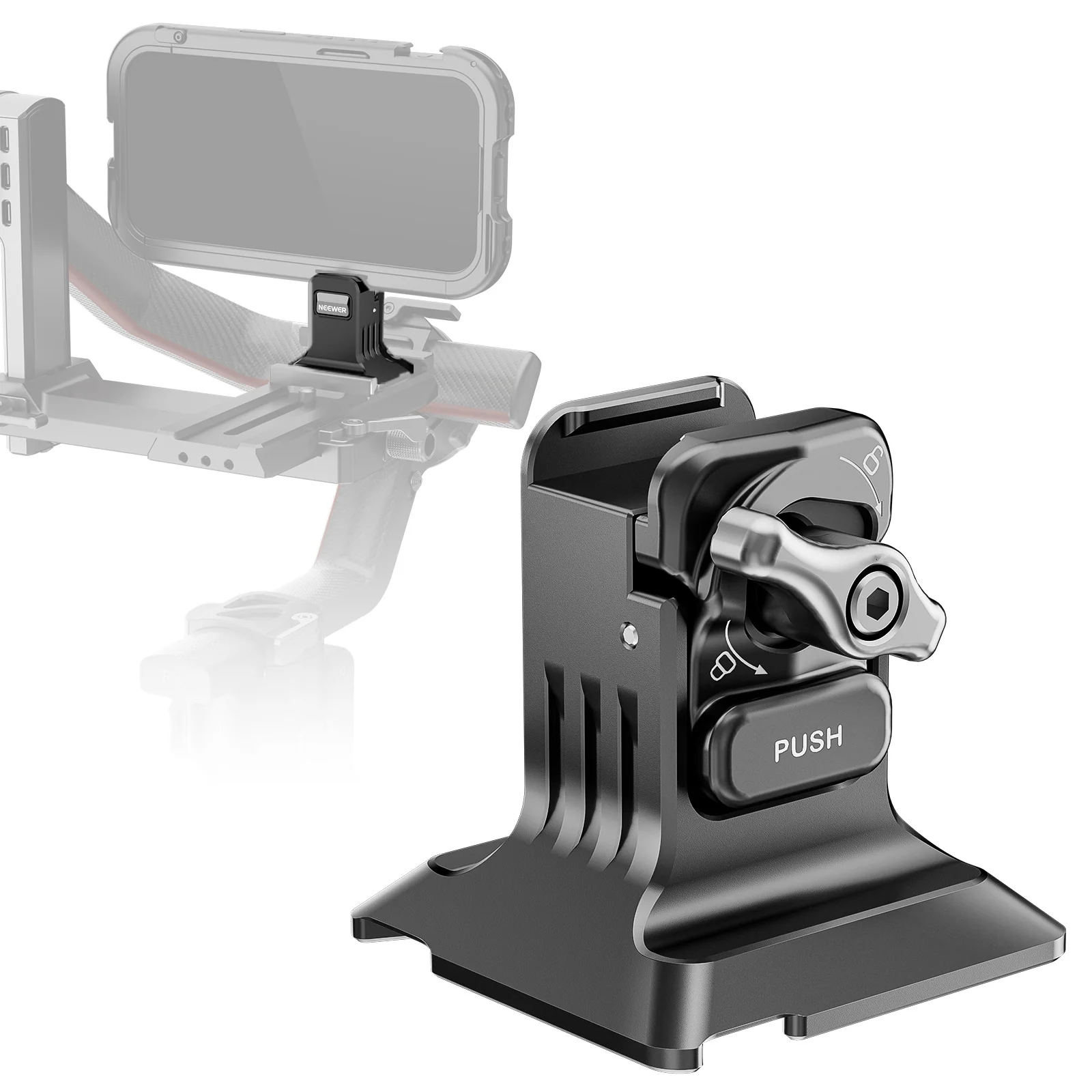 NEEWER PA124 Handy-Stativhalterung mit Arca-Basis