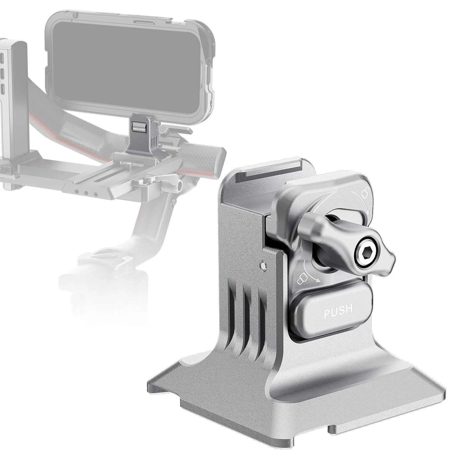 NEEWER PA124 Handy-Stativhalterung mit Arca-Basis - Image 9