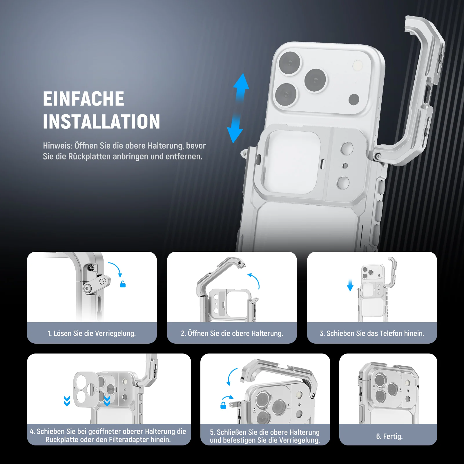 NEEWER PA143/PA144 Phone Cage kompatibel mit iPhone 17 Pro/Pro Max - Image 10