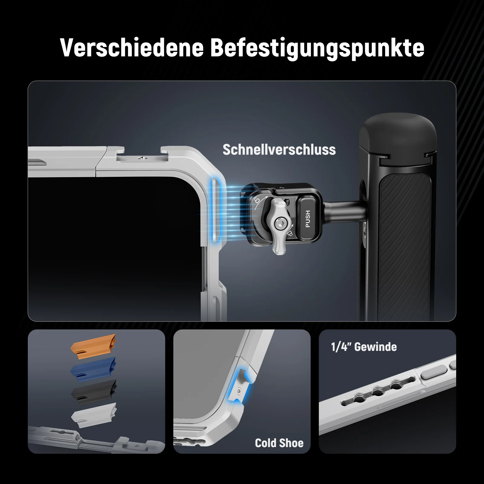 NEEWER PA143/PA144 Phone Cage kompatibel mit iPhone 17 Pro/Pro Max - Image 14