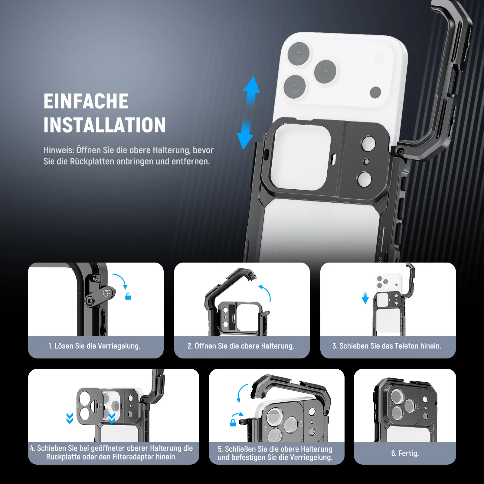NEEWER PA143/PA144 Phone Cage kompatibel mit iPhone 17 Pro/Pro Max - Image 18