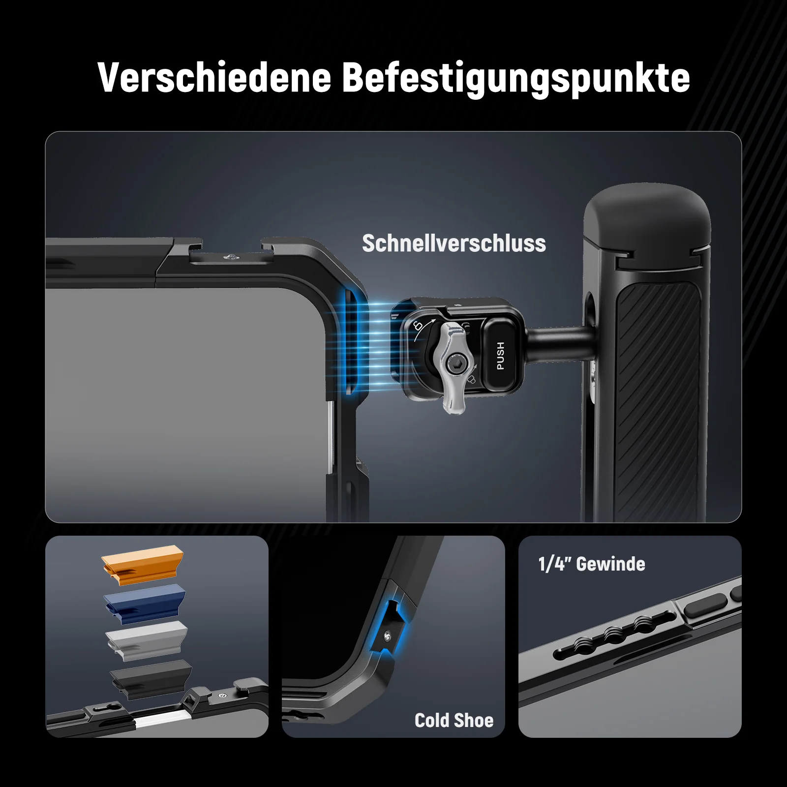 NEEWER PA143/PA144 Phone Cage kompatibel mit iPhone 17 Pro/Pro Max - Image 22