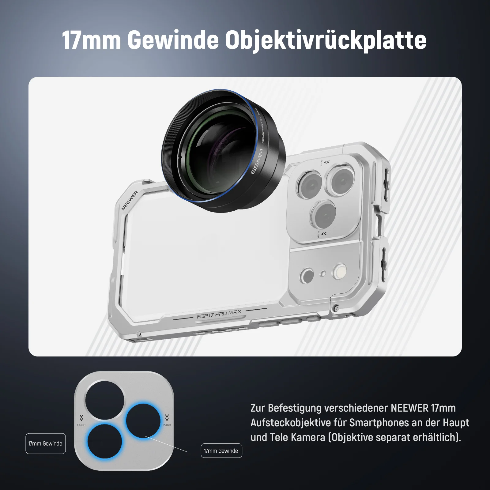 NEEWER PA143/PA144 Phone Cage kompatibel mit iPhone 17 Pro/Pro Max - Image 27