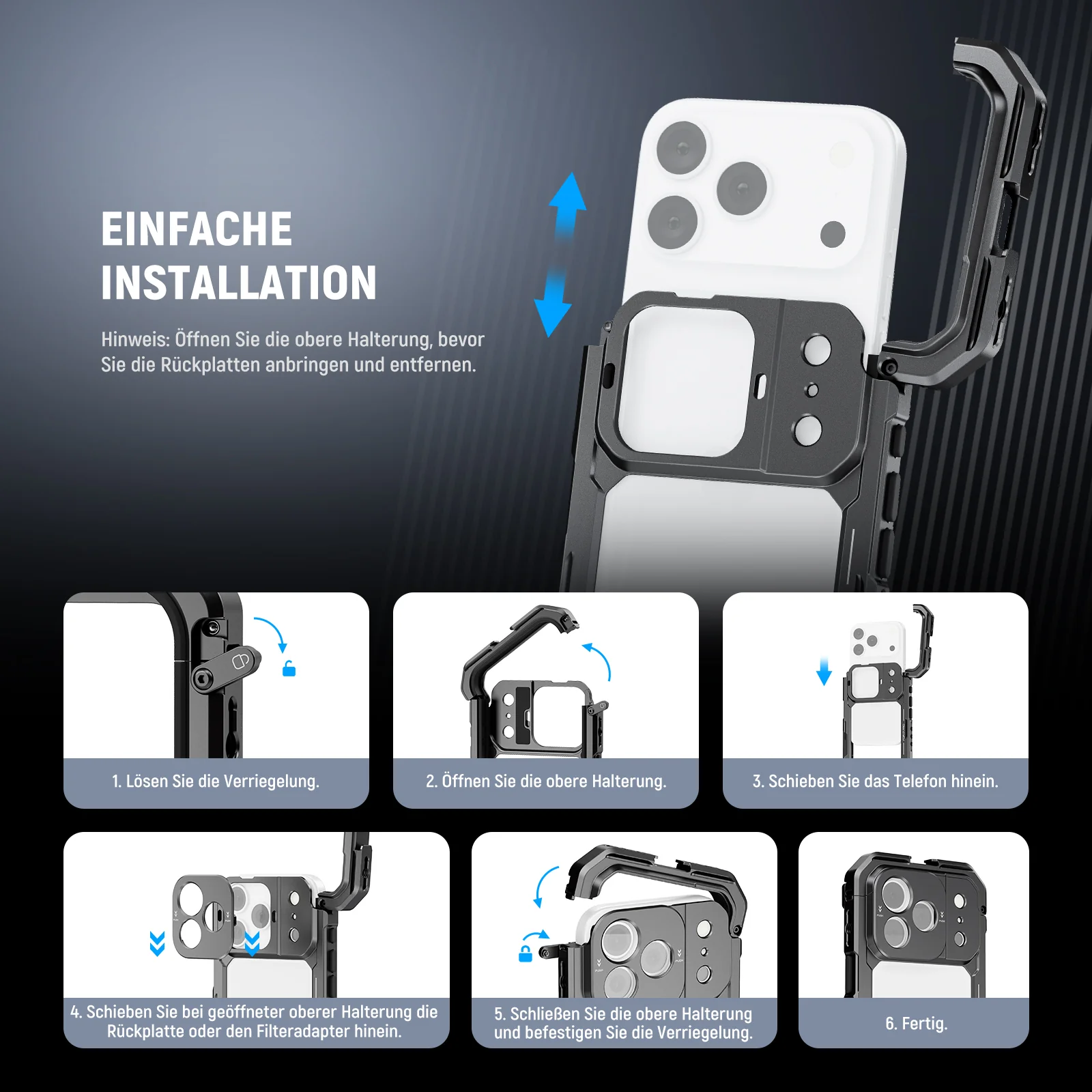 NEEWER PA143/PA144 Phone Cage kompatibel mit iPhone 17 Pro/Pro Max - Image 4