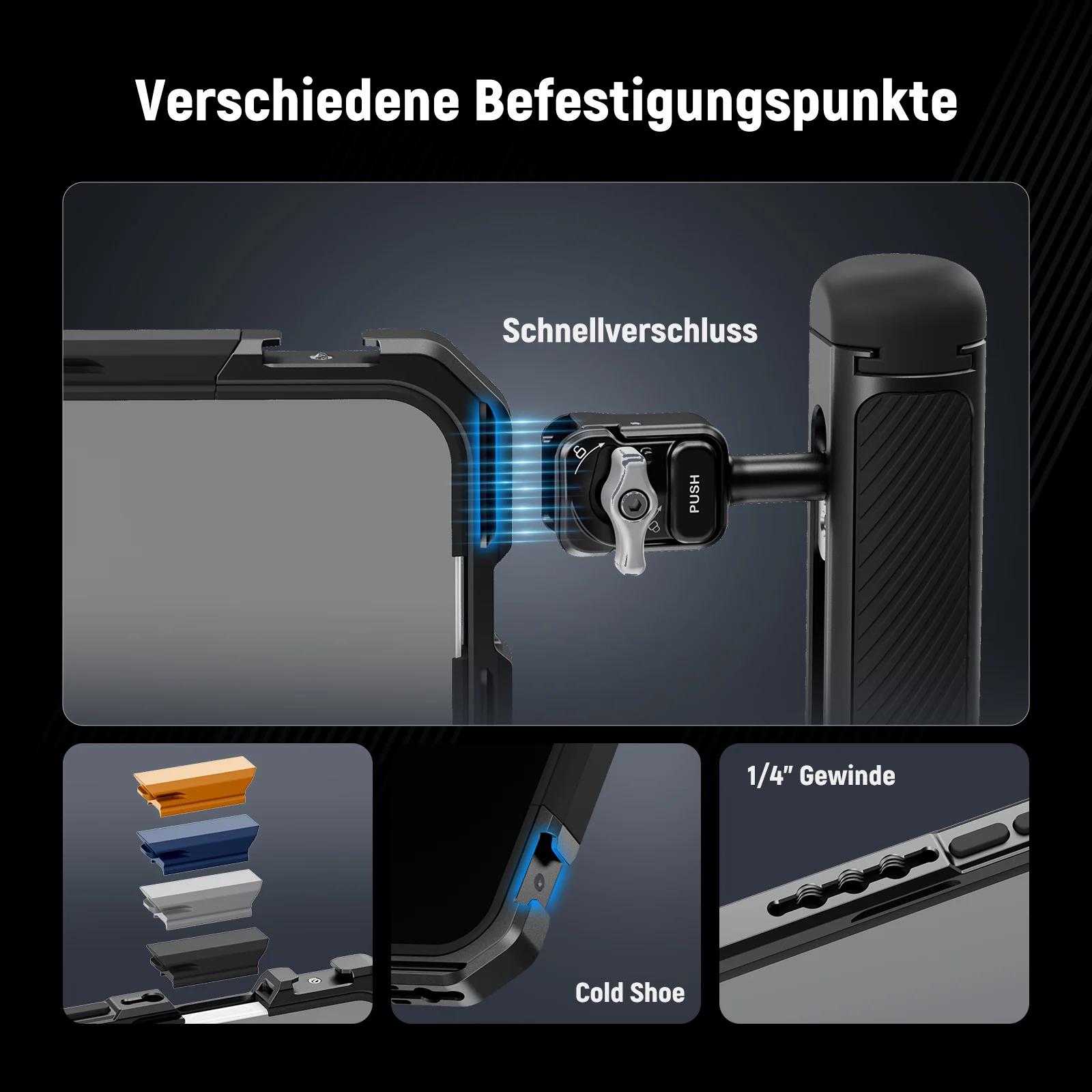NEEWER PA143/PA144 Phone Cage kompatibel mit iPhone 17 Pro/Pro Max - Image 7