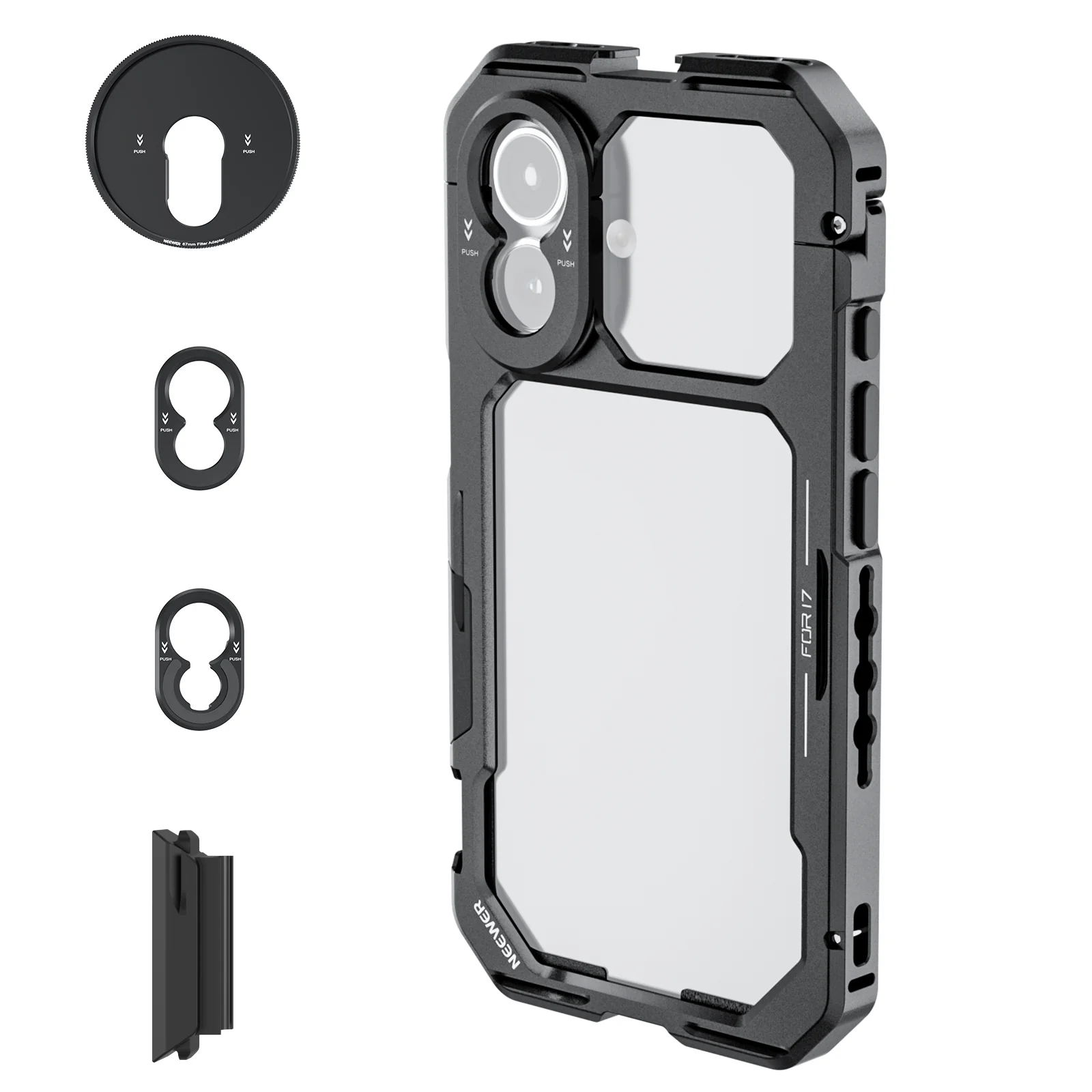 NEEWER PA158 Phone Käfig Cage kompatibel mit iPhone 17
