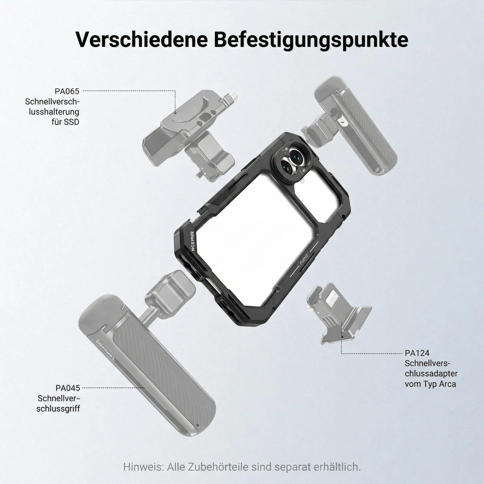 NEEWER PA158 Phone Käfig Cage kompatibel mit iPhone 17 - Image 2