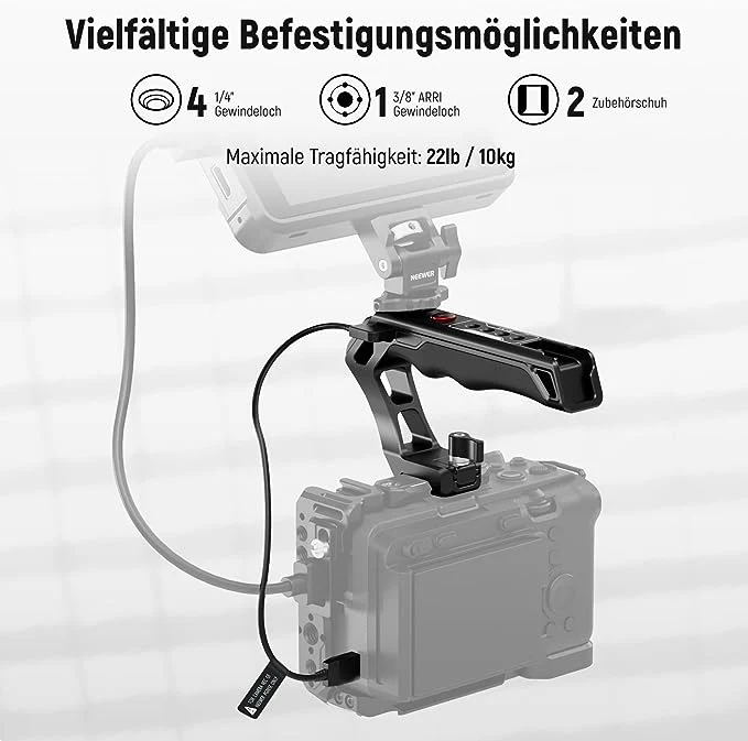 NEEWER PG005E NATO Oberer Handgriff mit Aufnahmeknopf - Image 3