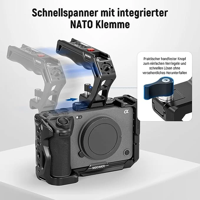 NEEWER PG005E NATO Oberer Handgriff mit Aufnahmeknopf - Image 5