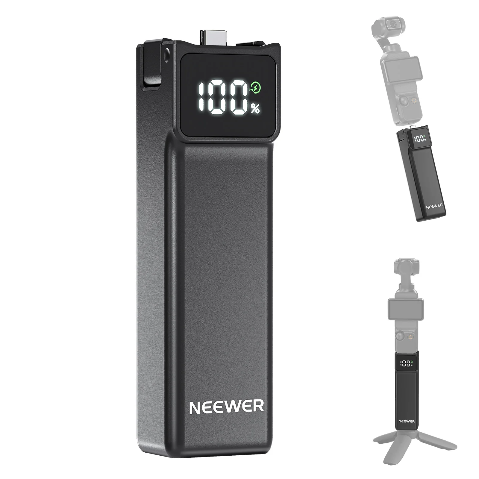 NEEWER PH01 Akkugriff Kompatibel mit DJI Osmo Pocket 3