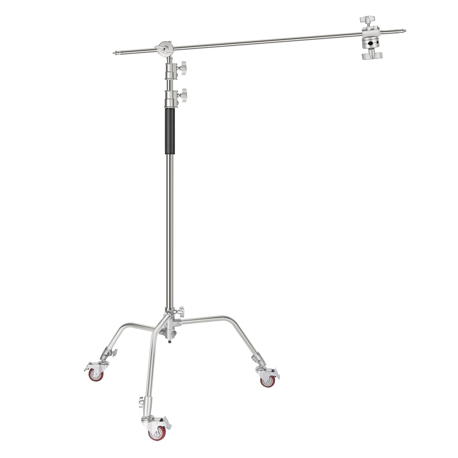 NEEWER 335cm C-Stand Lampenstativ mit Auslegerarm & Rollen