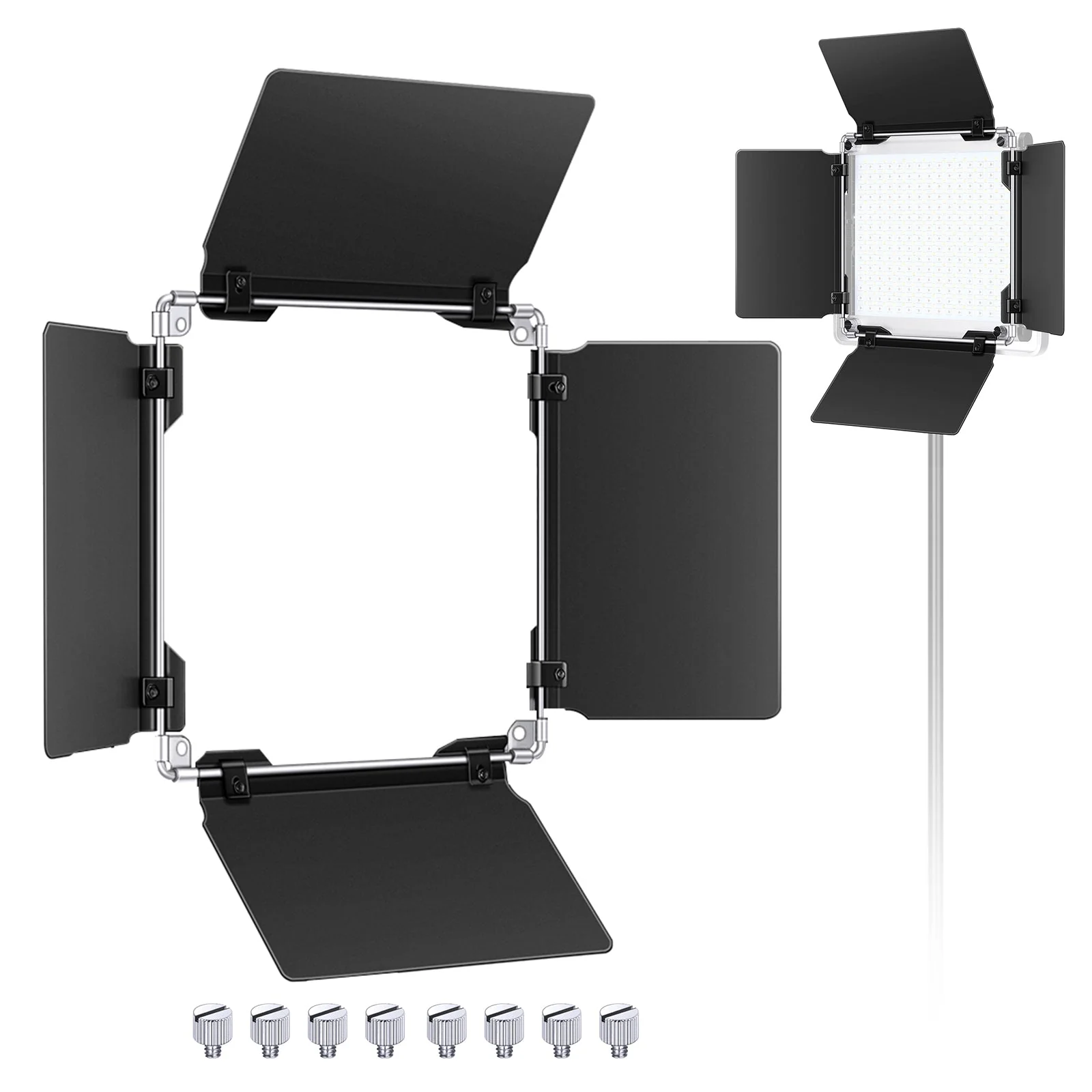 NEEWER Profi LED-Videoleuchte Barndoor für Neewer 480 LED-Licht Platte