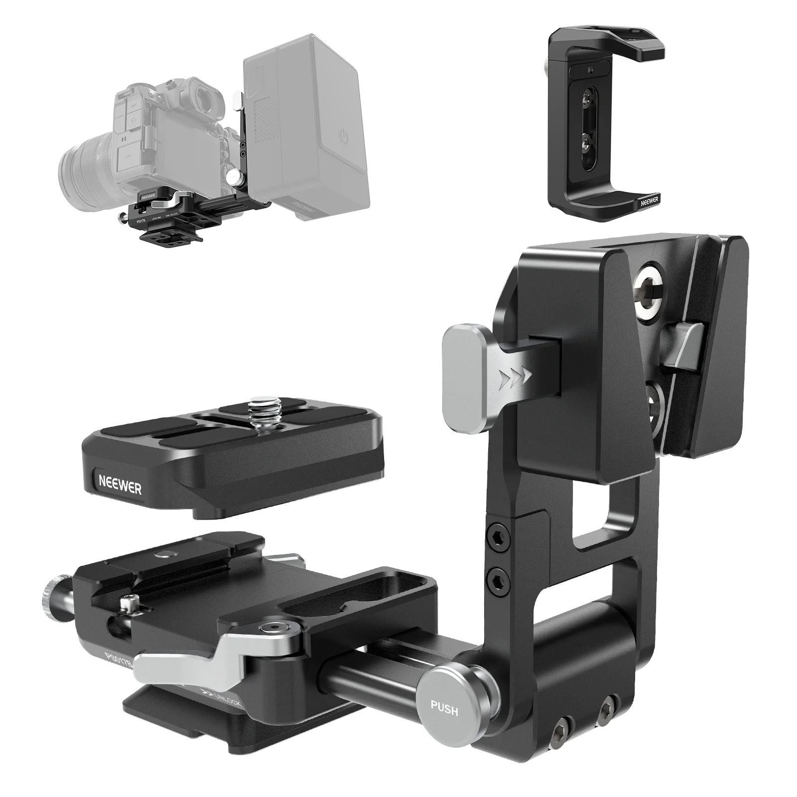 NEEWER PS017B Leichte V-Mount Akkuplatte