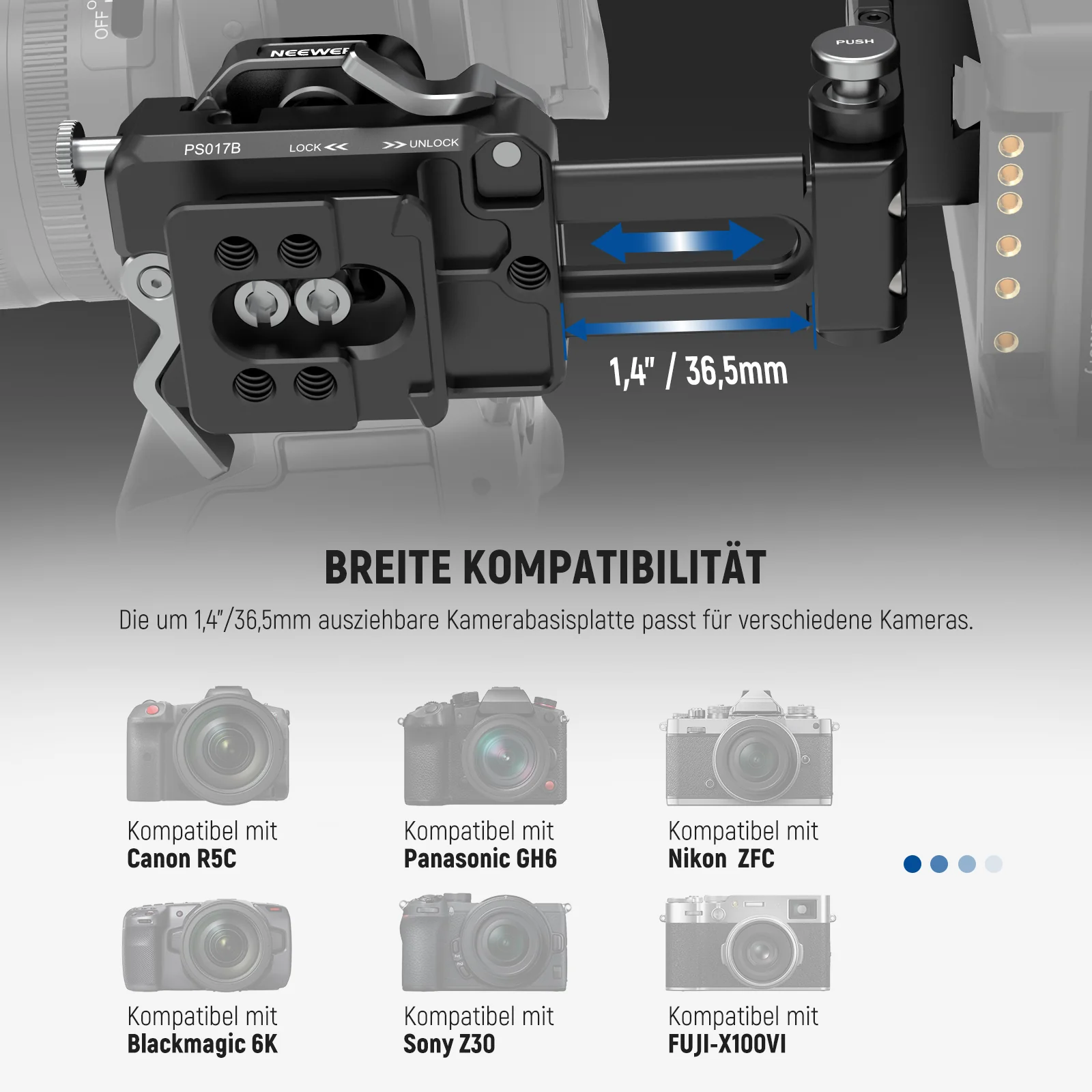 NEEWER PS017B Leichte V-Mount Akkuplatte - Image 6