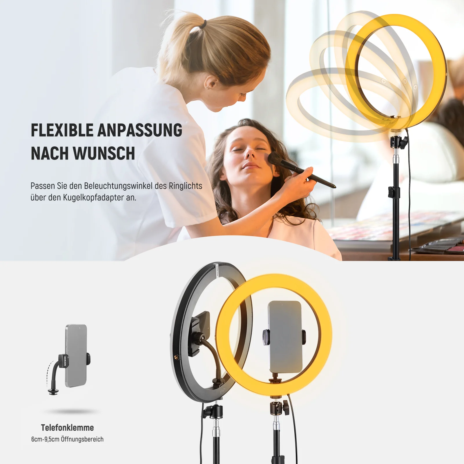NEEWER RH12B 12" 24W LED Ringlicht - Image 8