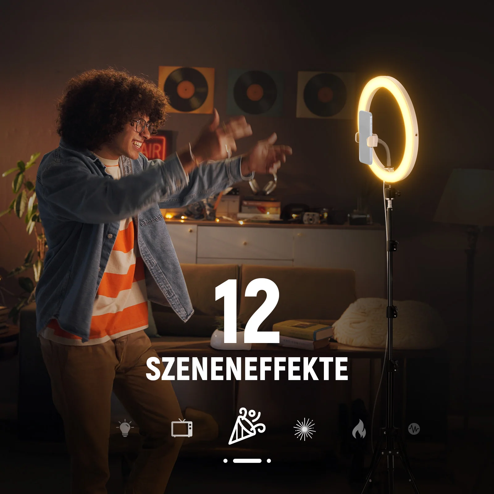 NEEWER RH12B Pro 12" 30W Hochleistungs LED Ringlicht - Image 4