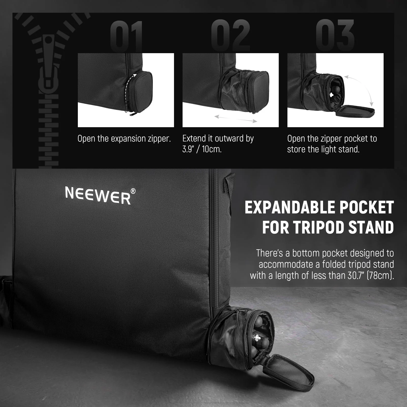 NEEWER RU-009 18" Ringlicht Tragetasche - Image 5