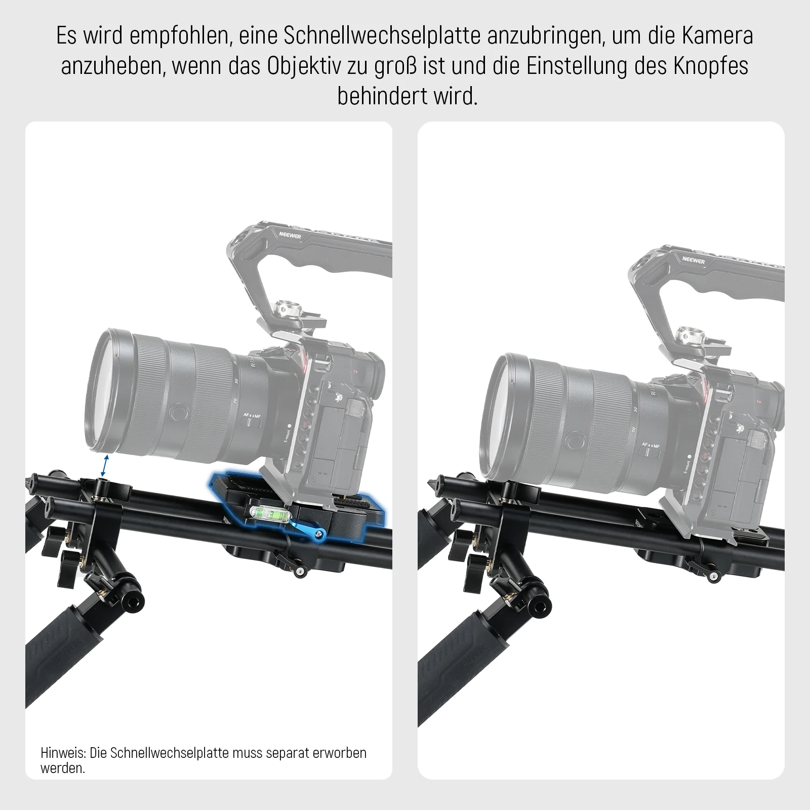 NEEWER SR004 Universal Schulterstativ Rig Set - Image 7
