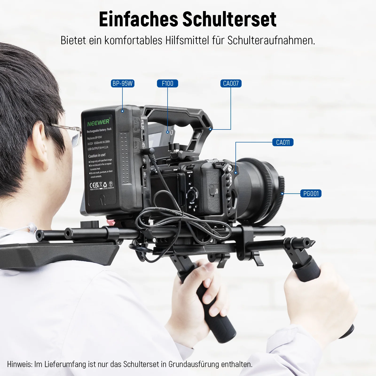 NEEWER SR004 Universal Schulterstativ Rig Set - Image 8