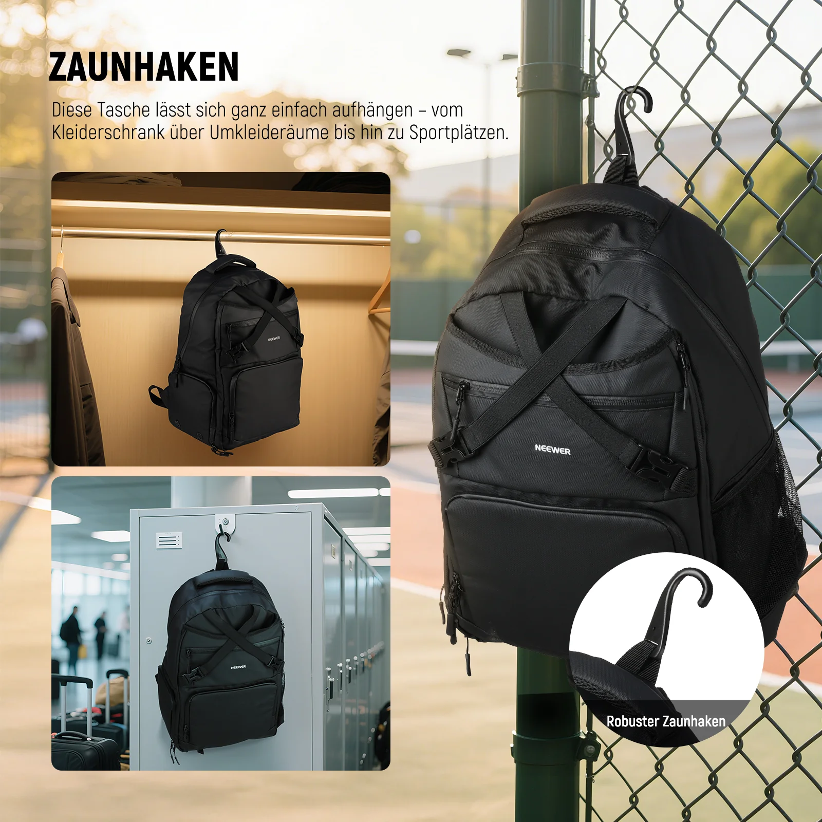 NEEWER TB02B Tennisball Rucksack - Image 5