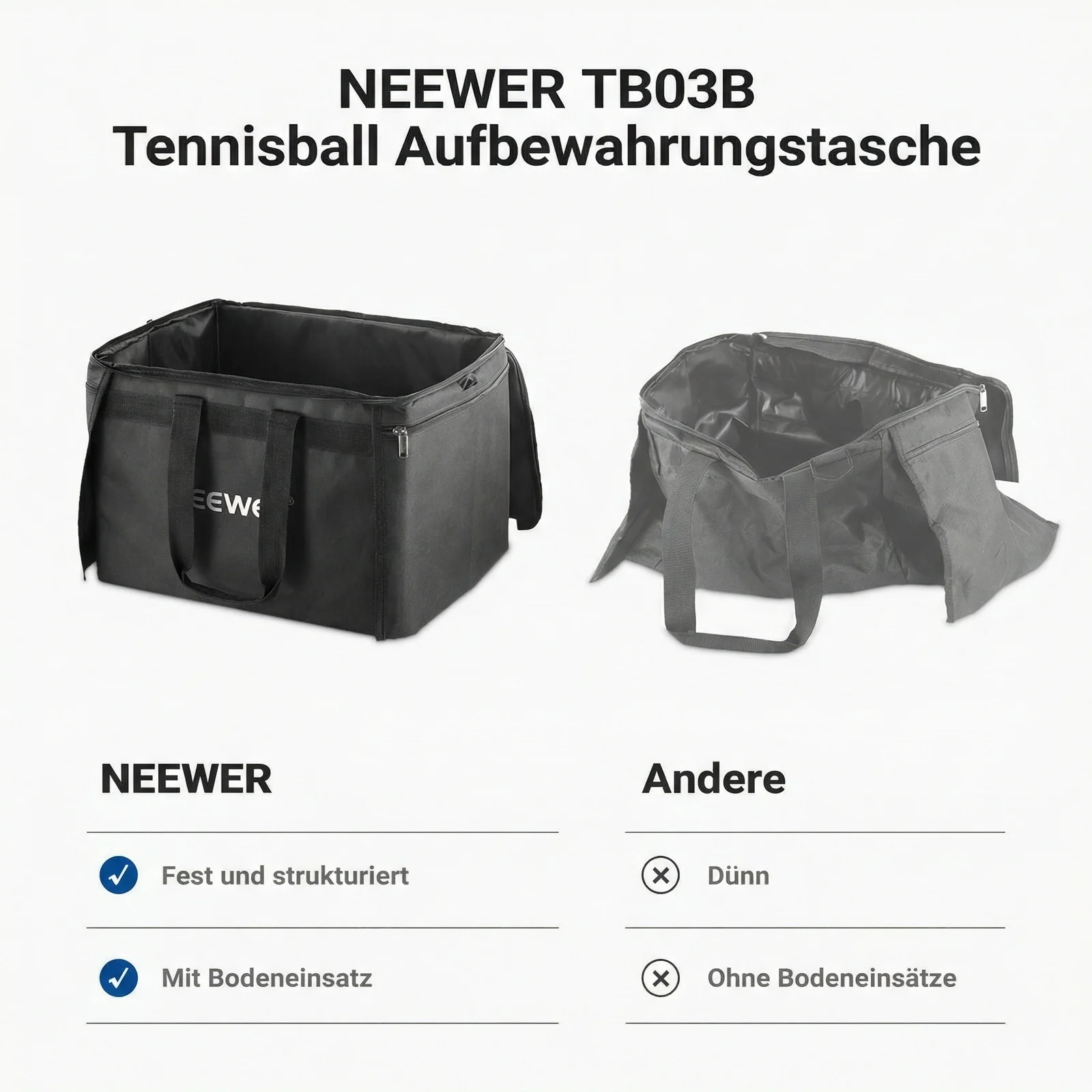 NEEWER TB03B Tennisball-Sammler Tragetasche - Image 8