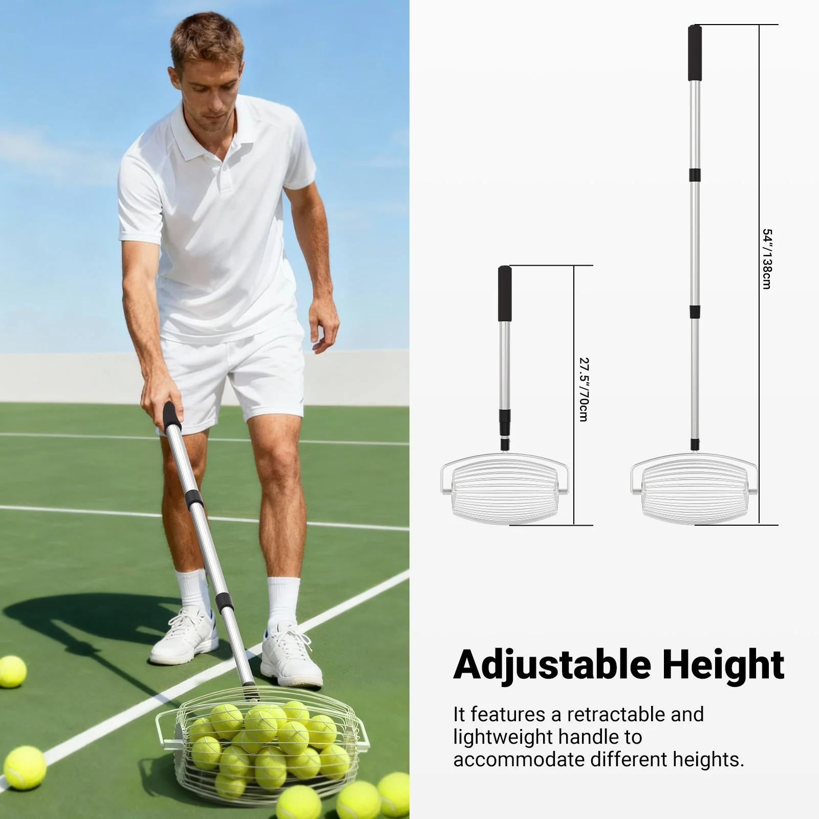 NEEWER TB04S Tennisball-Pickleball-Sammelroller - Image 3