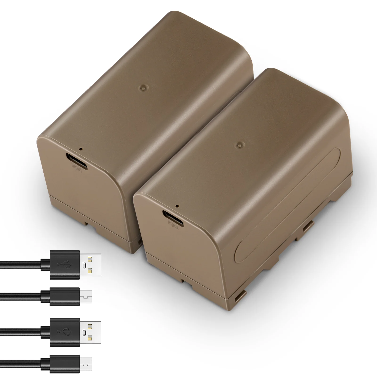 NEEWER TNP-F750 2er Pack 4400mAh Ersatzakkus für NP-F750