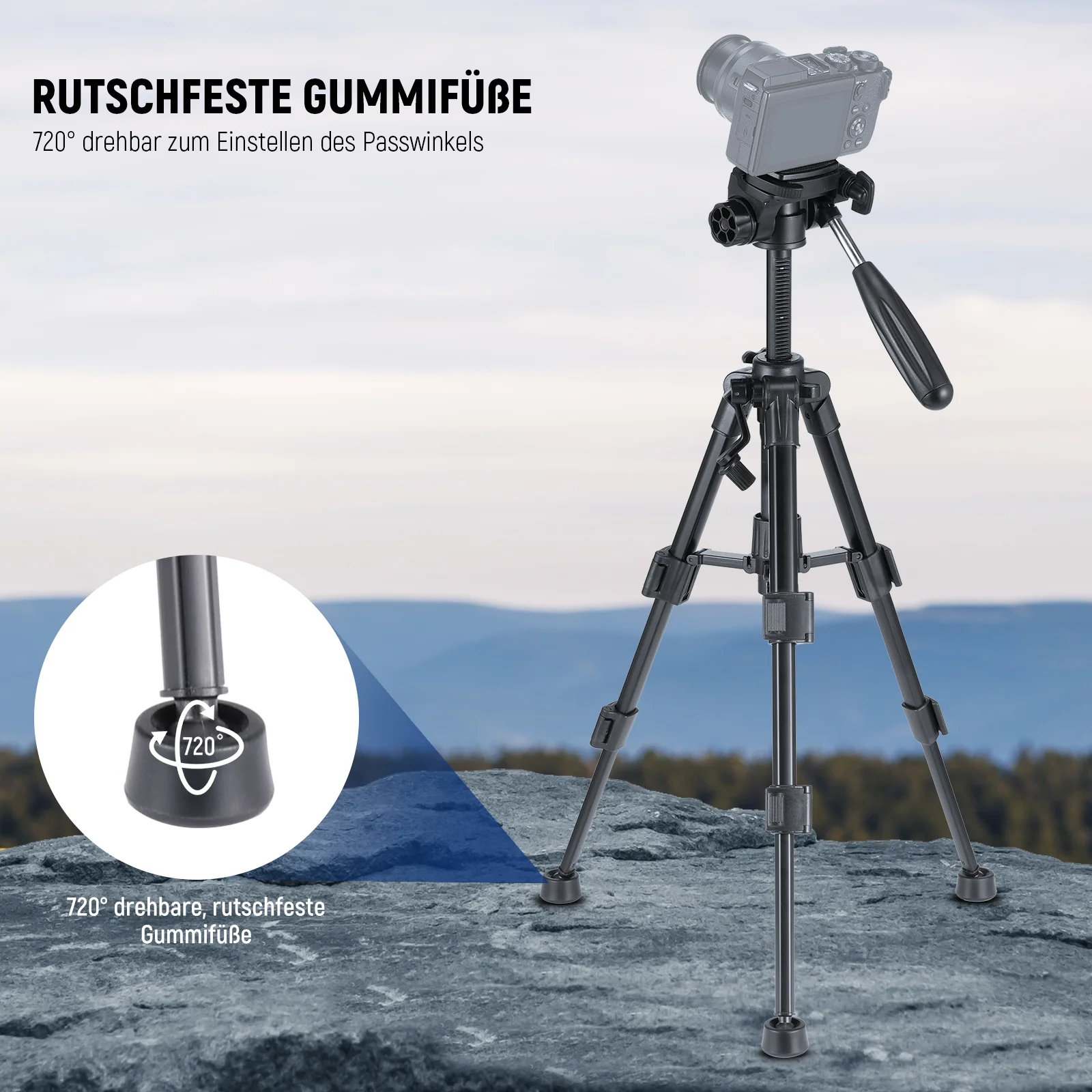 NEEWER BASICS TP02 Mini Tischstativ für Kamera und Telefon - Image 11