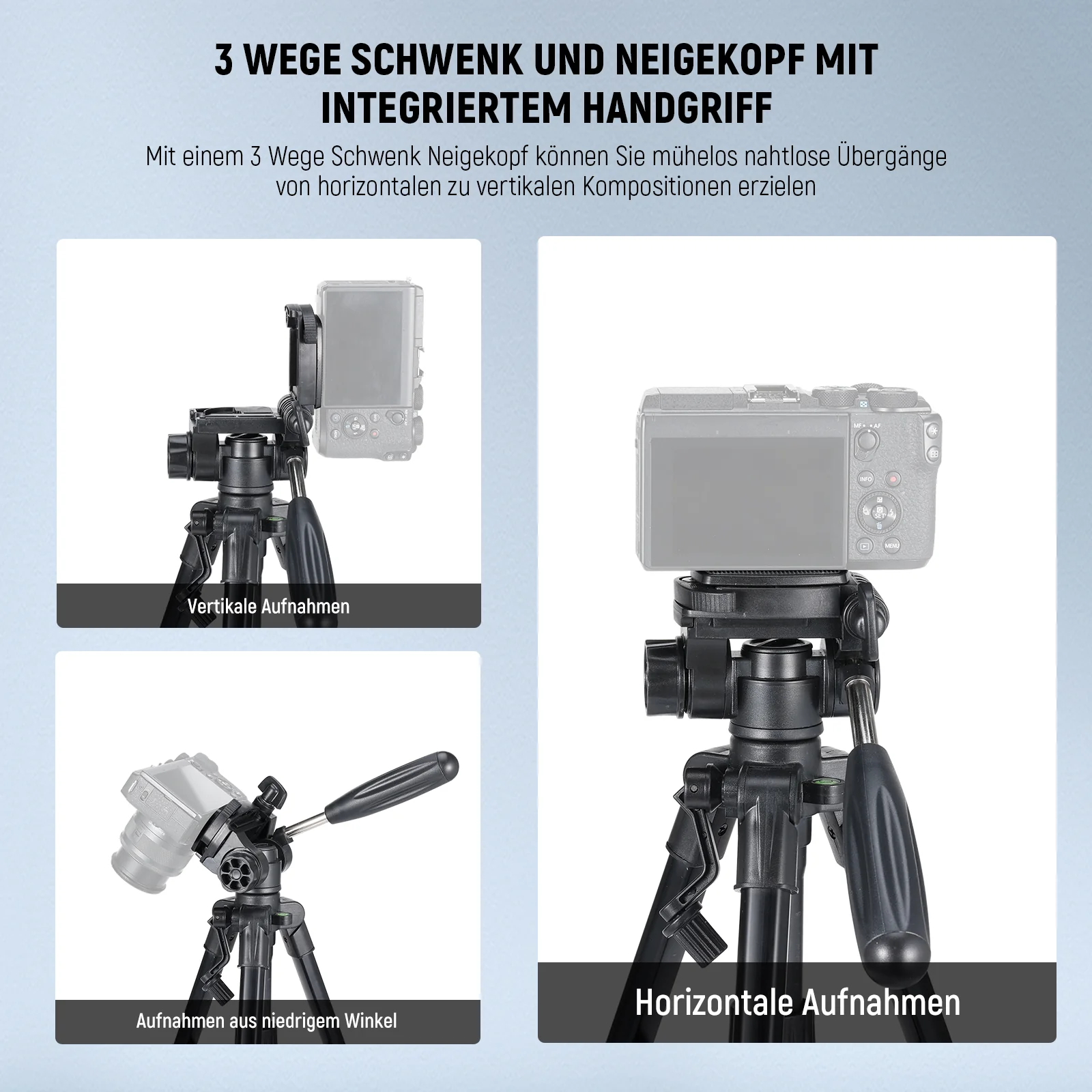 NEEWER BASICS TP02 Mini Tischstativ für Kamera und Telefon - Image 13