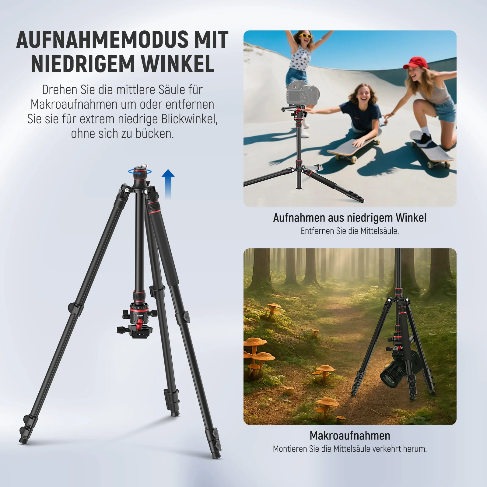 NEEWER TP08 77"/196cm Kamerastativ Einbeinstativ - Image 5