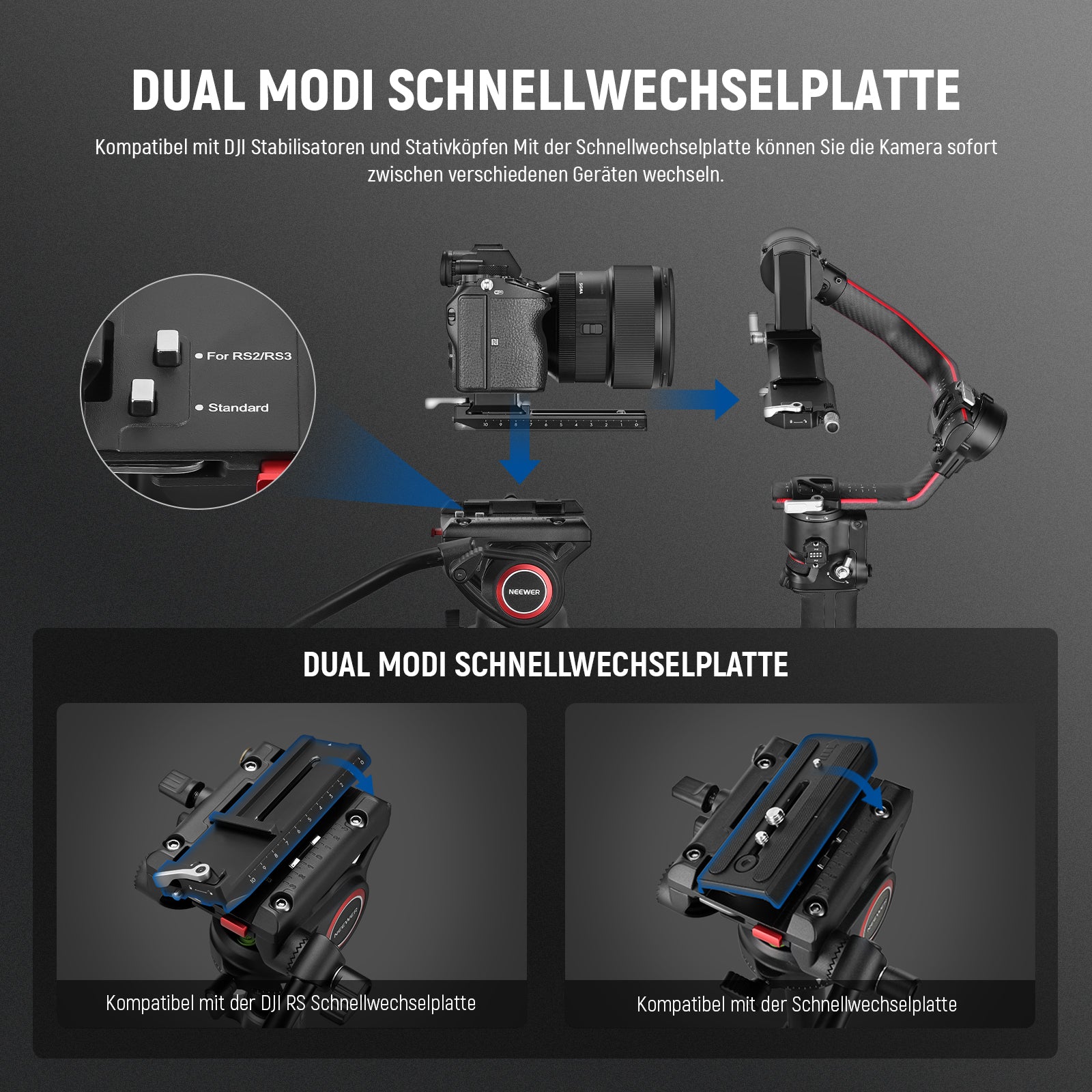 NEEWER TP71 67.7" 172cm Pro Kohlefaser Einbeinstativ - Image 5