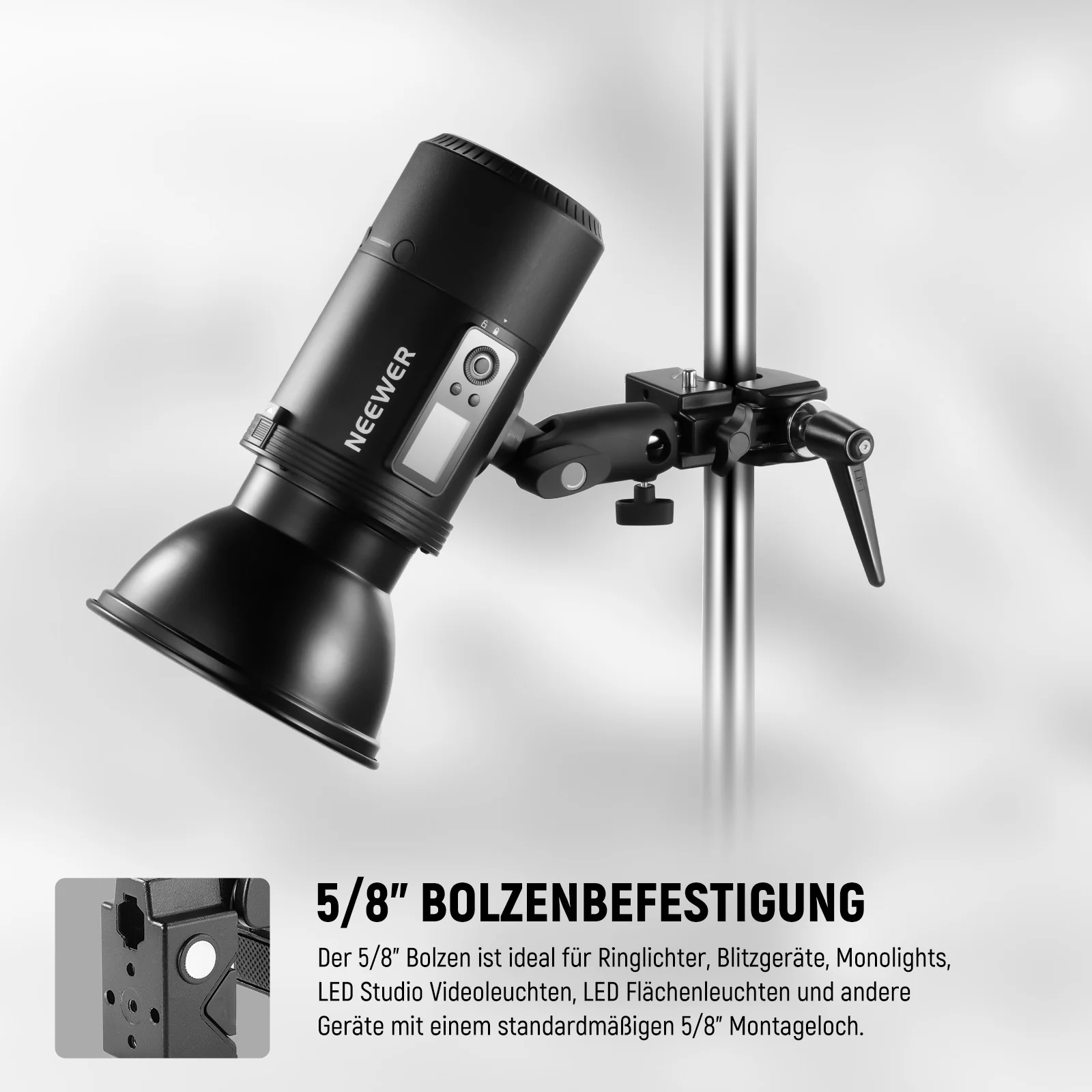 NEEWER UA017 Robuste Super Clamp - Image 3