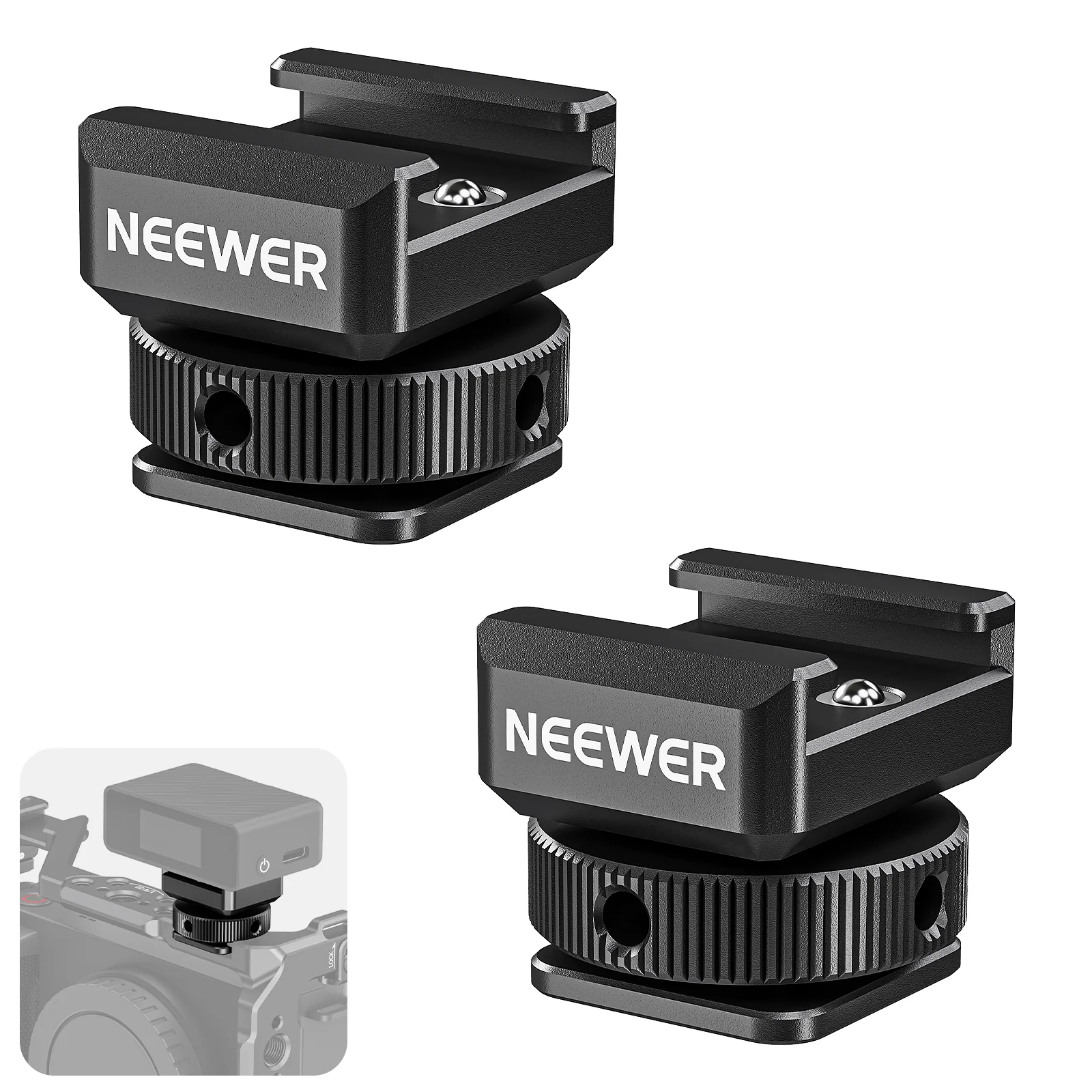 NEEWER UA030 Cold Shoe Montage Adapter für DJI Lavalier Mikrofon Empfänger - Image 9