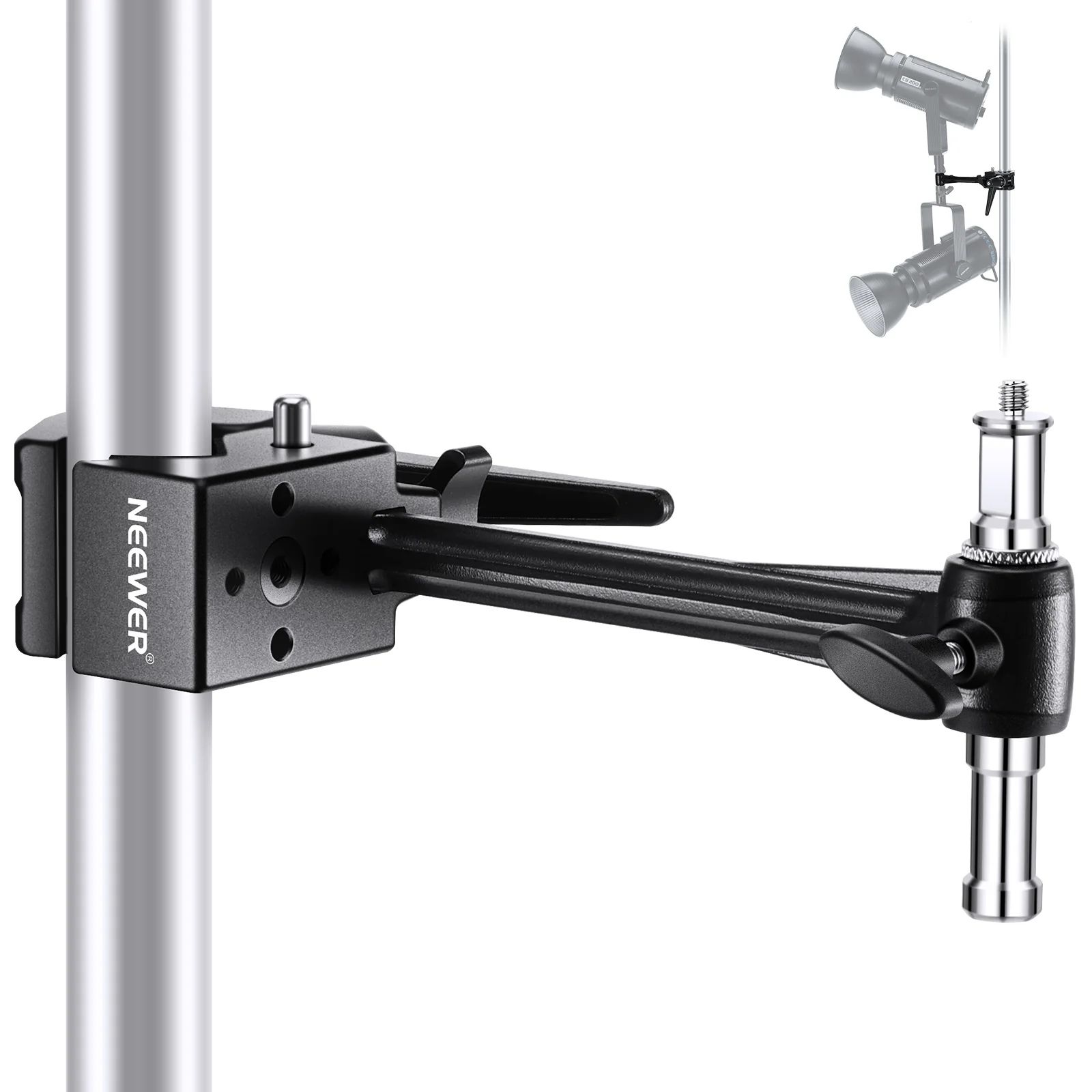 NEEWER UA048 Super Clamp mit 6" Verlängerungsarm