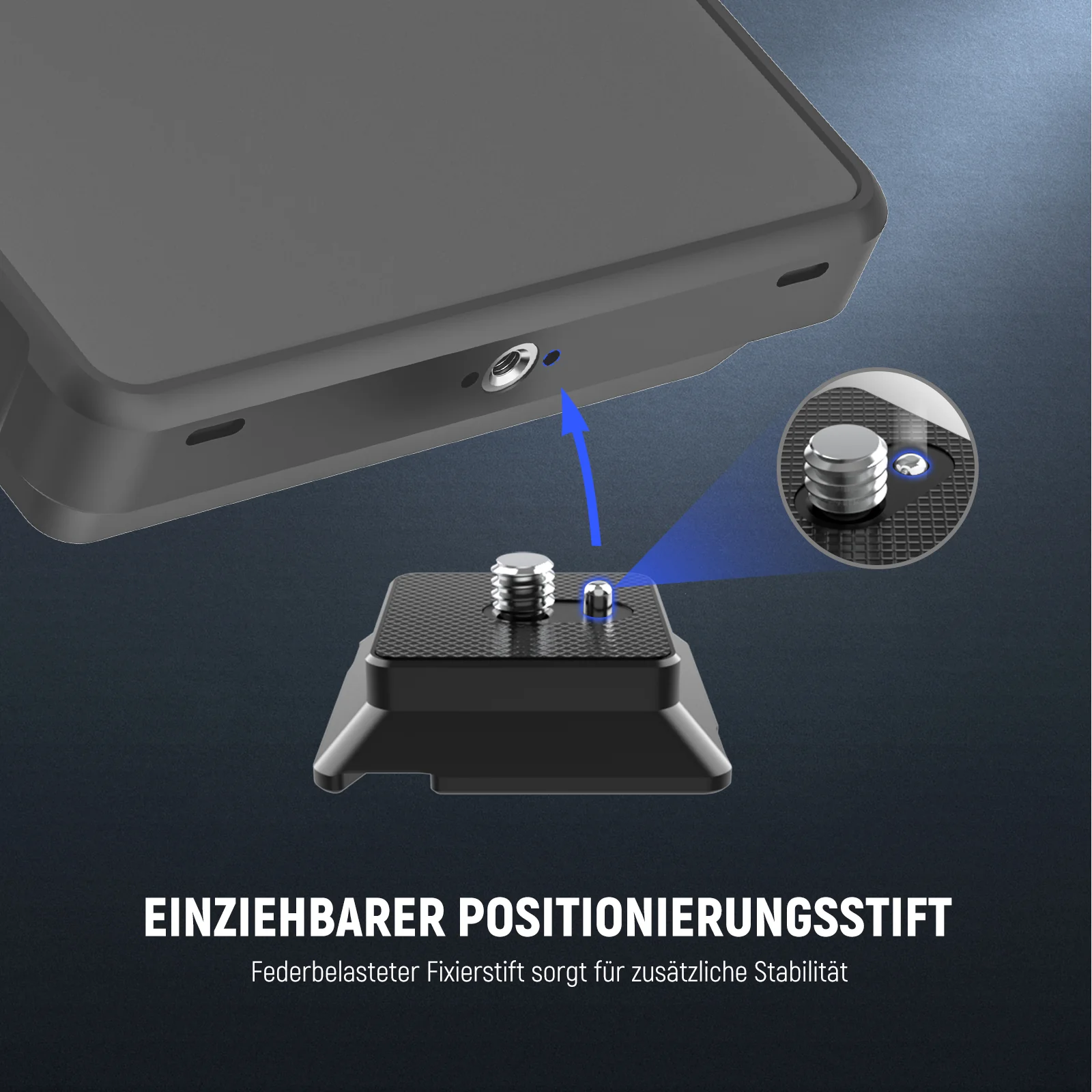NEEWER UA078 Arca Type Schnellwechselplatte mit 1/4" Schraube - Image 7
