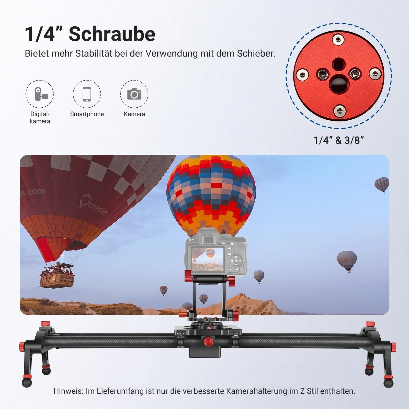 NEEWER verbesserter Z Flex Neige Stativkopf - Image 6