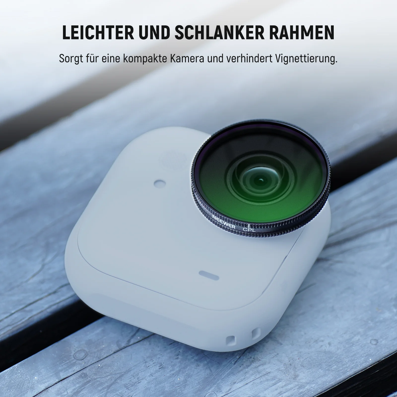 NEEWER UV/CPL/1/4 Black Diffusion Filter für Insta360 GO Ultra - Image 14