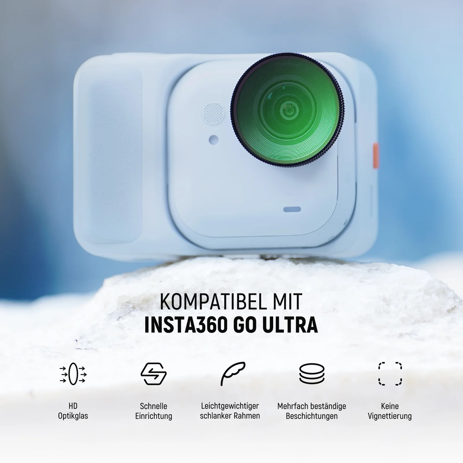 NEEWER UV/CPL/1/4 Black Diffusion Filter für Insta360 GO Ultra - Image 18