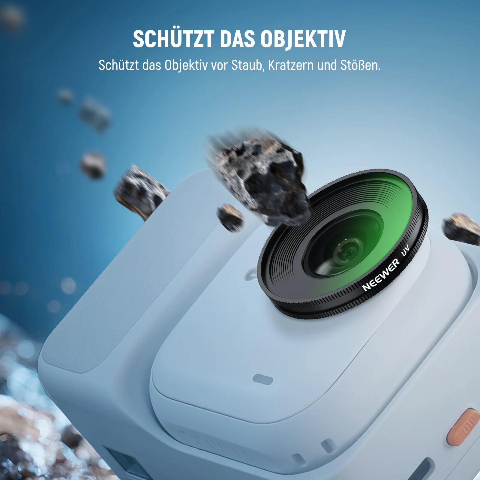 NEEWER UV/CPL/1/4 Black Diffusion Filter für Insta360 GO Ultra - Image 4