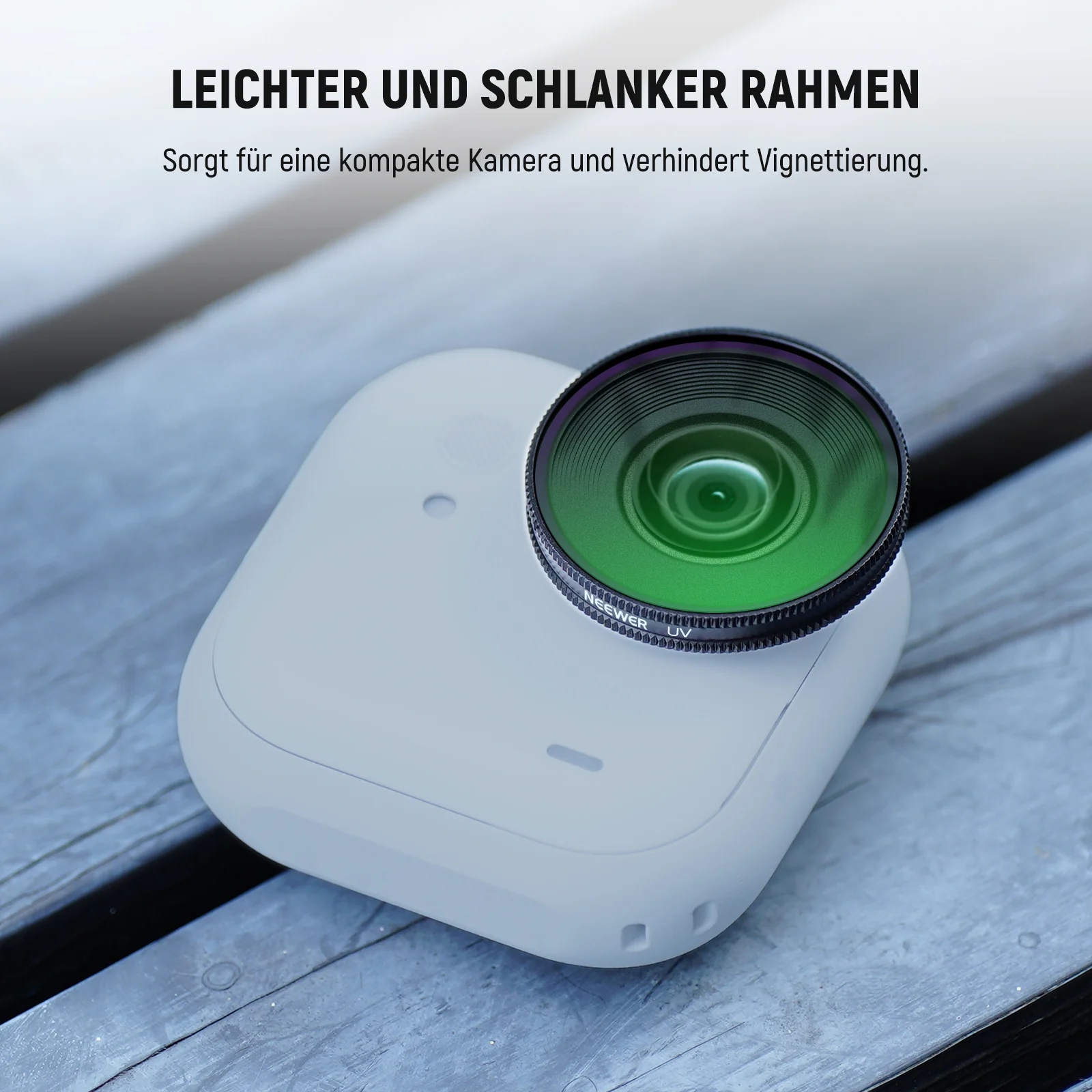 NEEWER UV/CPL/1/4 Black Diffusion Filter für Insta360 GO Ultra - Image 7