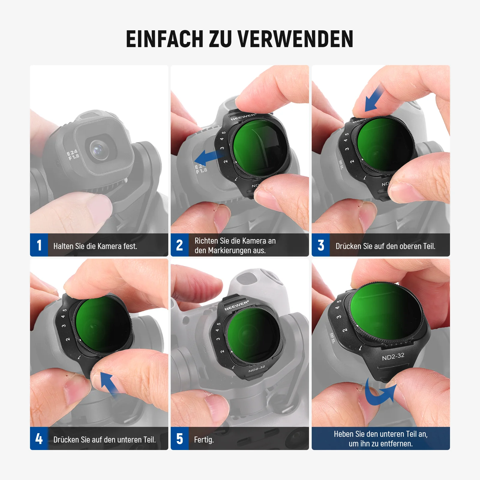 NEEWER Variabler ND Filter für DJI Mini 5 Pro Drone - Image 8