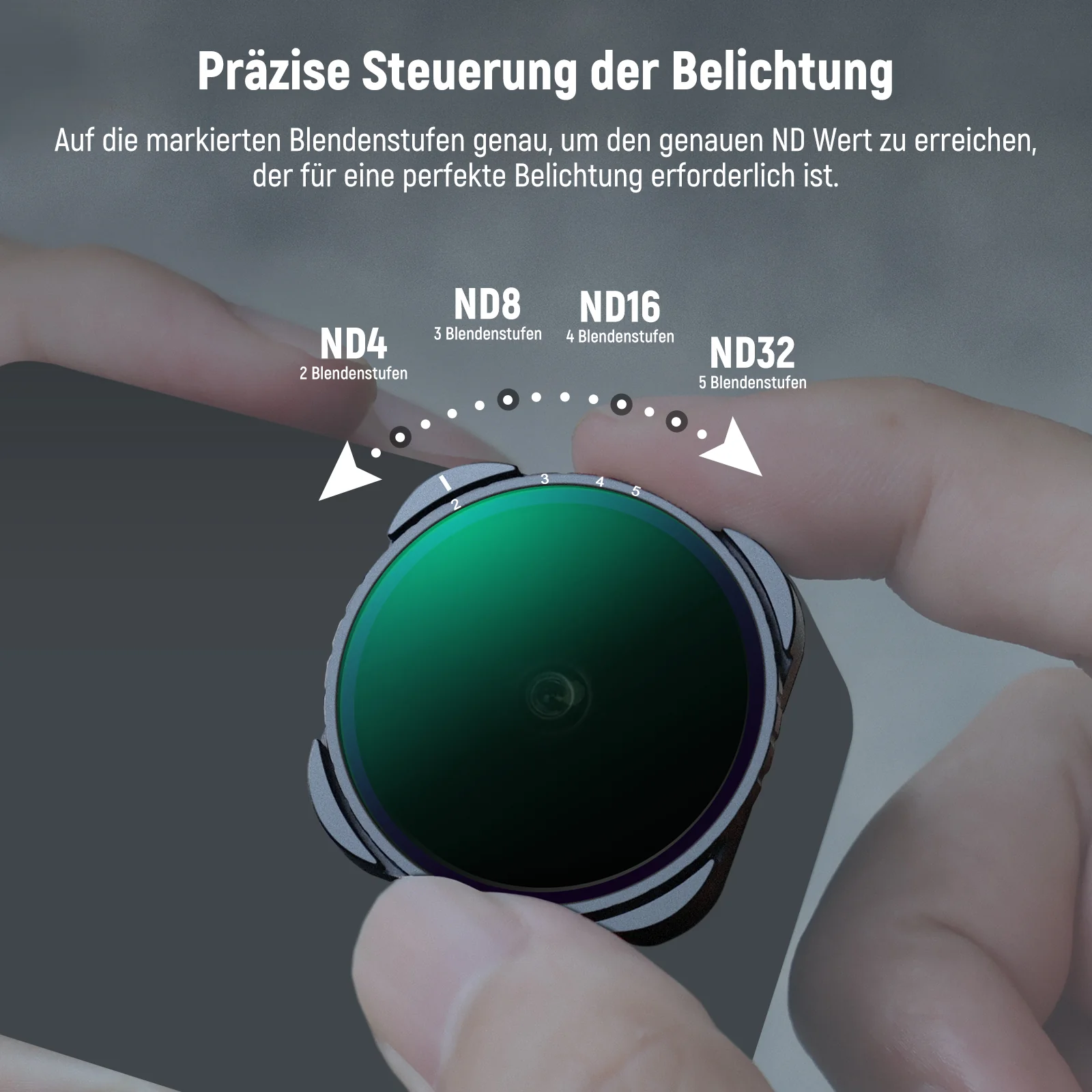 NEEWER Variabler ND4-ND32 Filter Kompatibel mit GoPro 9 10 11 12 13 - Image 3