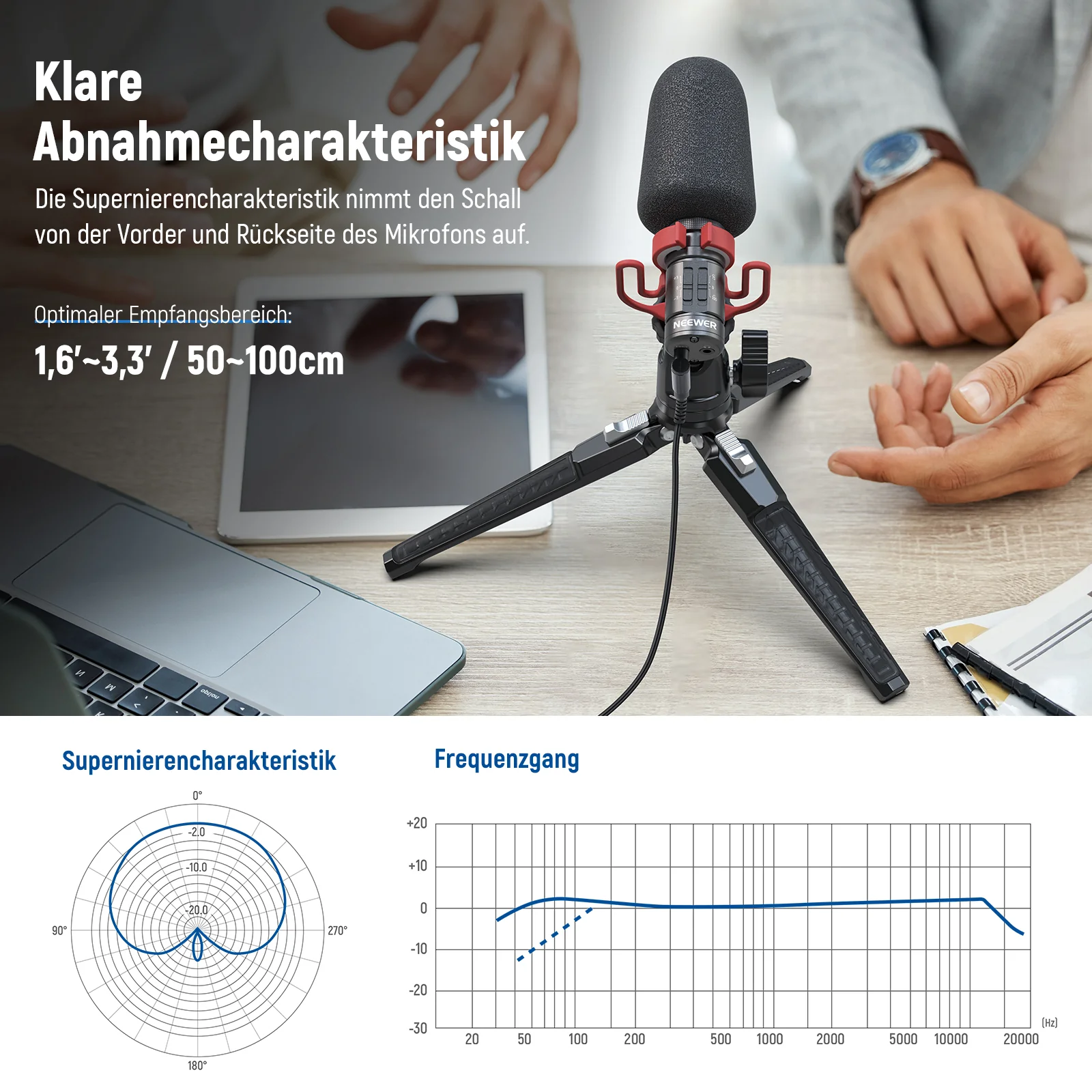 NEEWER VM11 Universelles Plug & Play Mikrofon - Image 2