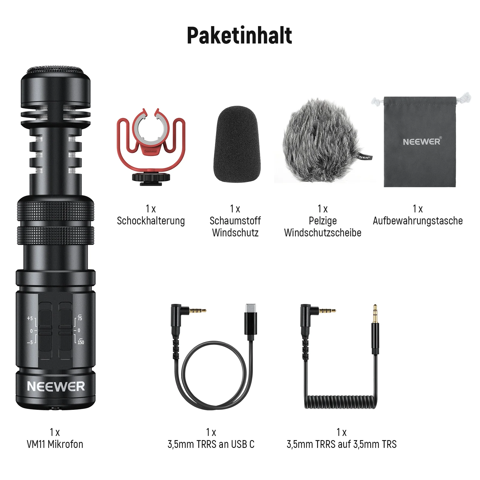 NEEWER VM11 Universelles Plug & Play Mikrofon - Image 9