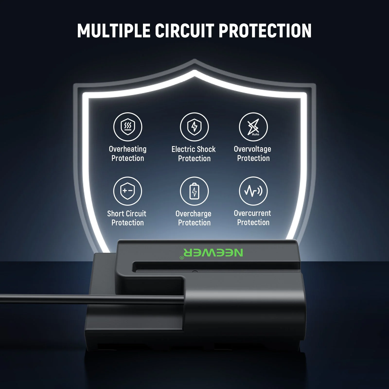 NEEWER VP-F550 NP-F550 zu D Tap Dummy Batterie mit Kabel für V Mount Batterie - Image 3