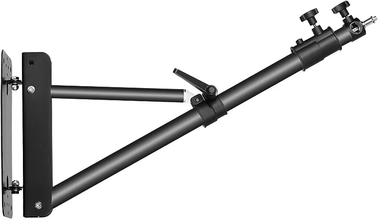 NEEWER Wandmontage Boom Arm mit Dreieck Basis für Fotografie Studio