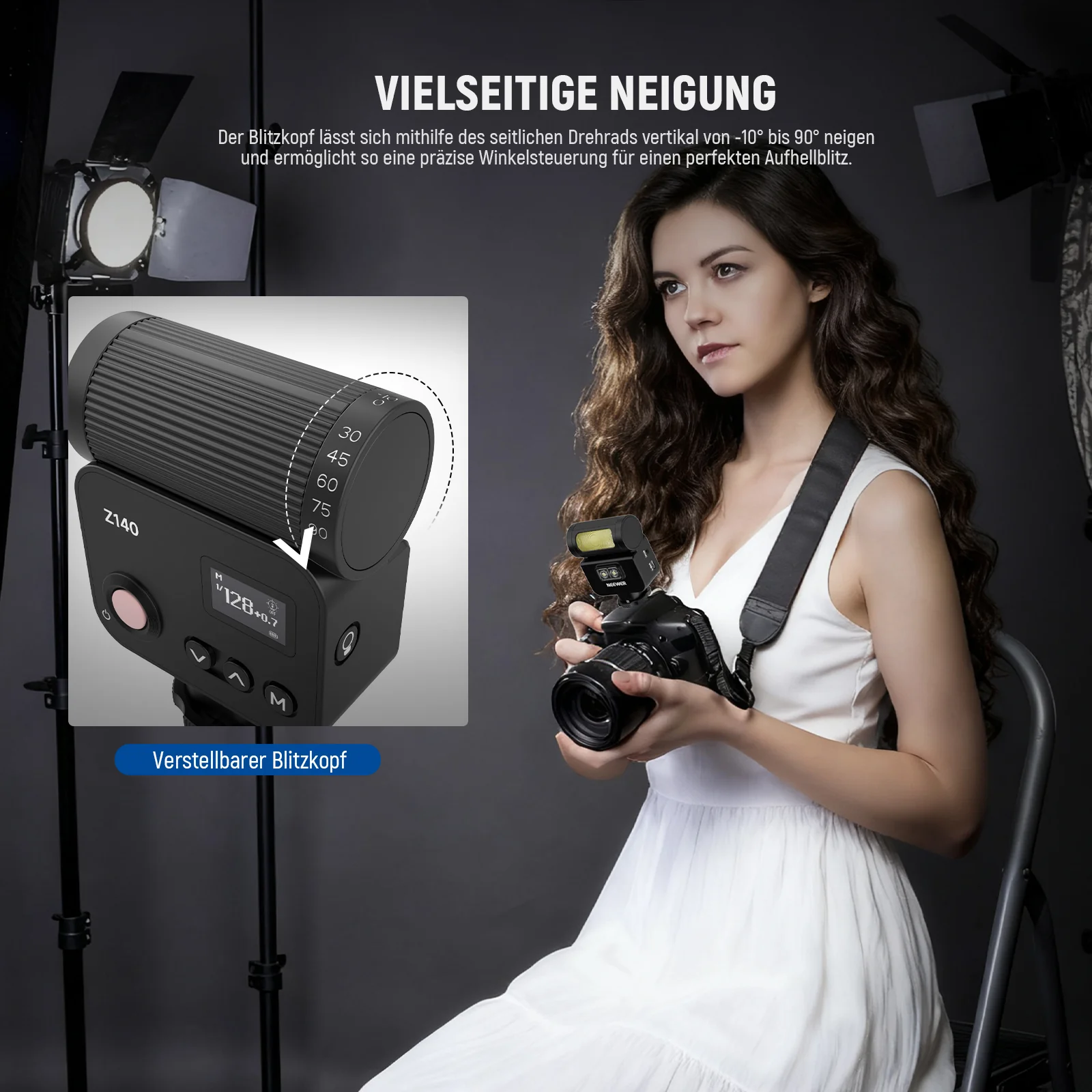 NEEWER Z140 16Ws Mini Kamera-Blitz - Image 5