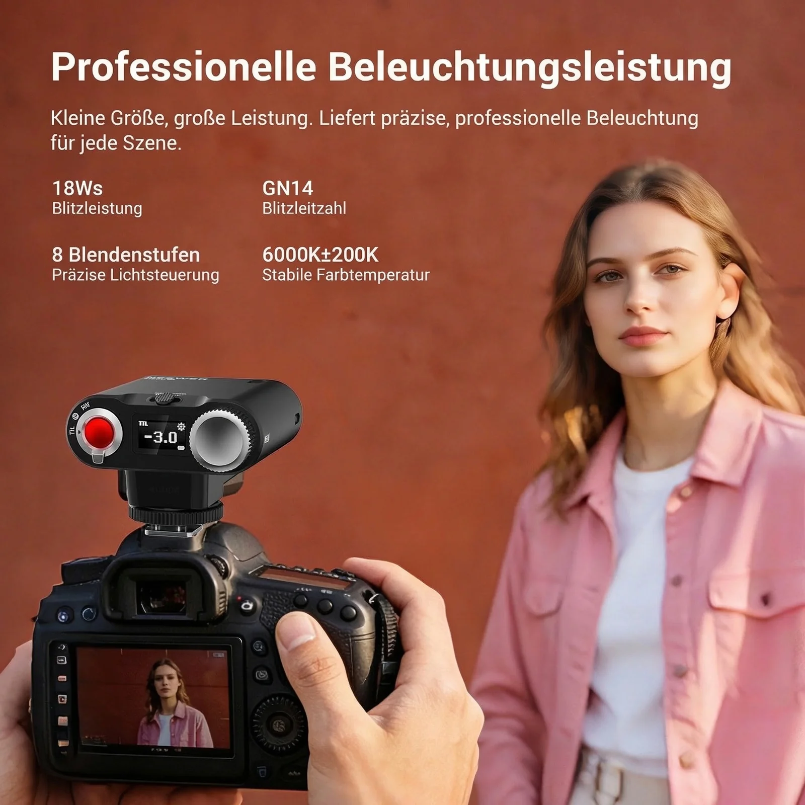 NEEWER Z160U TTL Mini Retro Kamera-Blitzgerät Speedlite - Image 12