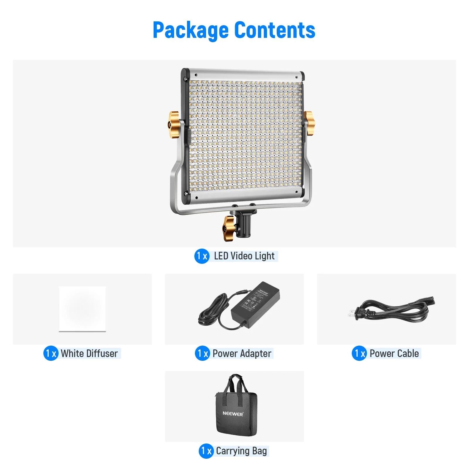 NEEWER NL480 Bi-Color LED-Panel Videolicht - Image 8